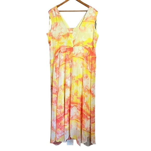 NWT! Lane Bryant v neck patterned maxi dress - Picture 12 of 15